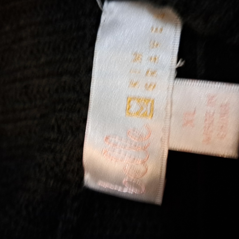 Belle Kim Gravel Black Turtleneck Sweater Dress - Picture 2 of 4